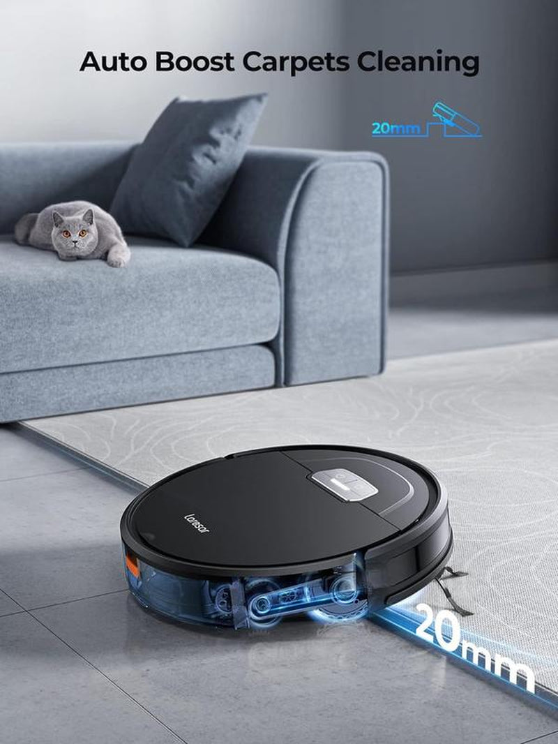 Laresar 3-In-1 Self-Charging Robot Vacuum Cleaner & Mop,4500Pa Strong Suction Carpet Auto-Boost Robotic Vacuum Cleaner, Self-Charging, Remote Control, Anti-Collision and Boundary Strips Smart Robot Vacuum Durable Powerful,Dealsforyoudays,Dealsforyoudays