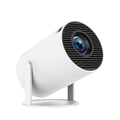 Outdoorfun Mini 4K Decoding Projector with 5G Wifi 6 & BT 5.0 720P Full HD 160 ANSI Lumens Portable Home Theater for Android Audio Bluetooth Game Bigger Watch Better