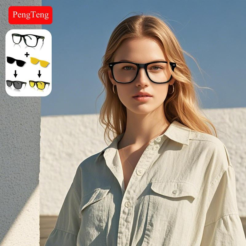 Smart Glasses with High-Quality Sound, Voice Calling, Bluetooth-Compatible Fast Pairing, Large Battery Capacity, Long-Lasting, Perfect Gift