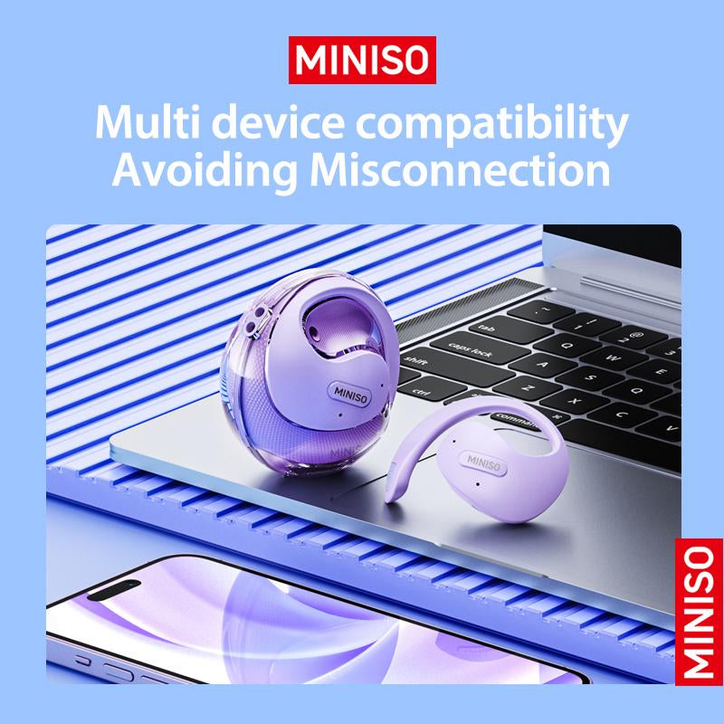 MINISO X15 Pro Earphone Wireless Bluetooth 5.4 OWS Waterproof Sport Headsets Noise Reduction Headphones with Mic