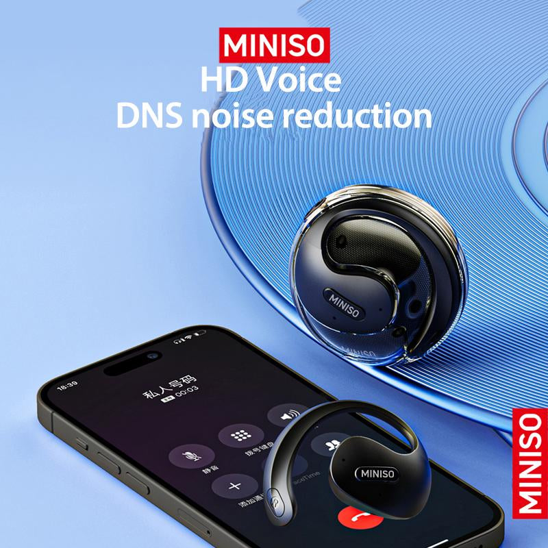 MINISO X15 Pro Earphone Wireless Bluetooth 5.4 OWS Waterproof Sport Headsets Noise Reduction Headphones with Mic