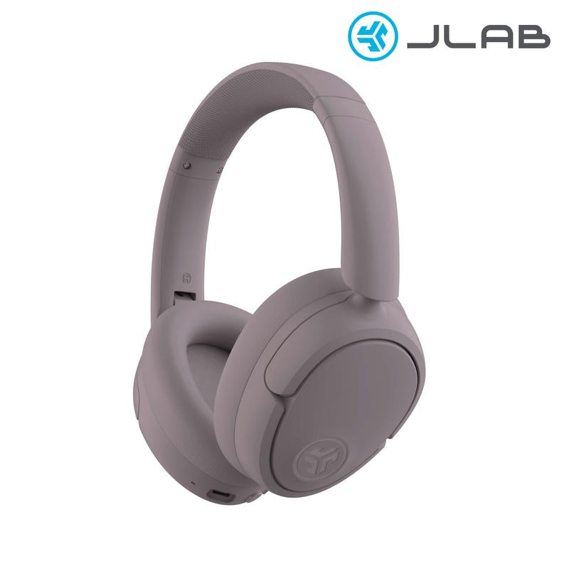 Jlab Jbuds Lux Active Noise Cancellation Wireless Bluetooth Headphones, Custom EQ, Over-Ear, Be Aware Safety Mode. Foldable, Iphone / Android, Wired