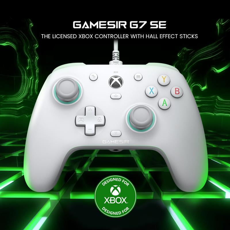 Gamesir G7 SE Wired Controller for Xbox Series X|S, Xbox One & Windows 10/11, Plug and Play Gaming Gamepad with Hall Effect Joysticks/Hall Trigger, 3.5Mm Audio Jack