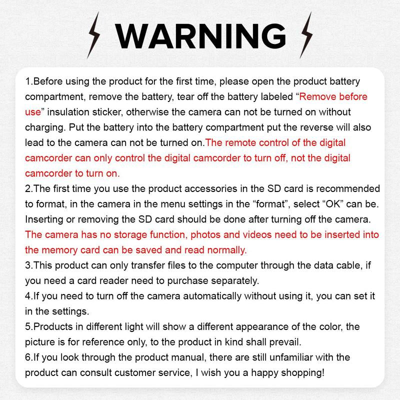 Dvc Camera, Full HD 1080P Video Recorder, 3-Inch Tft LCD Screen, 270° Rotating IPS Display, Includes Remote & 32GB Memory Card