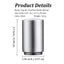 Premium Beer Bottle Opener (Silver), 1 PC Stainless Steel Automatic Push down No Damage Quick to Open Small Portable Bottle Cap Openers for Home Bars Picnic Camping Hiking